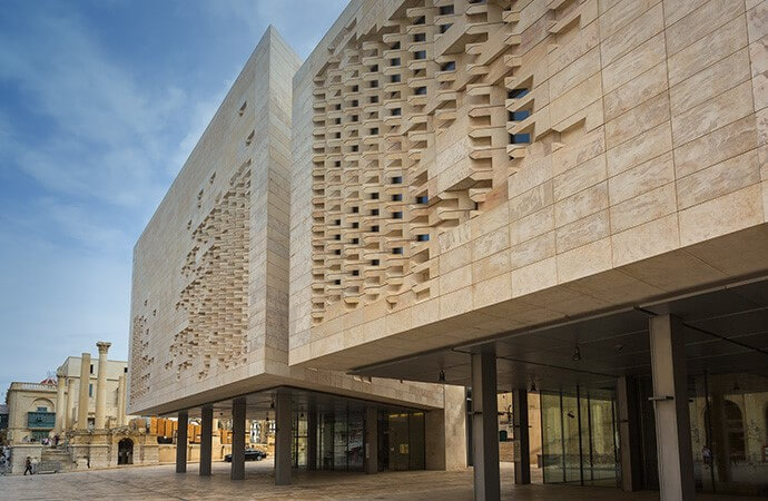 Exterior View of Parliament Building