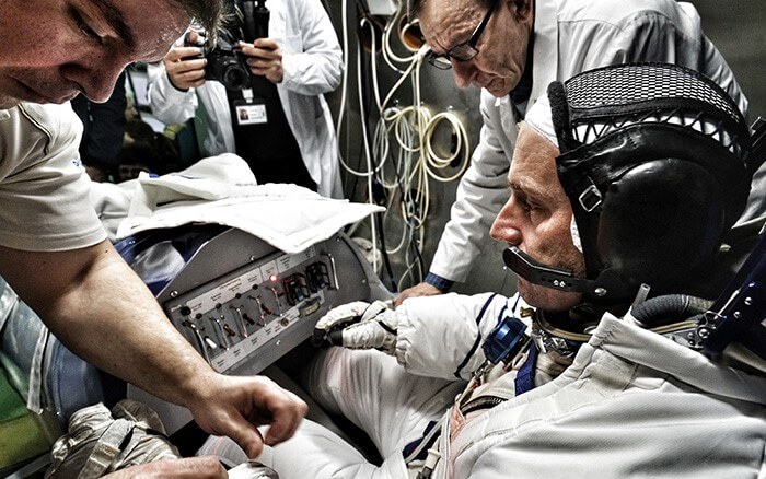 Pilot Preparing to Fly Solar Plane