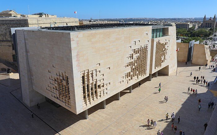 Rooftop Solar System on Parliament Building Malta