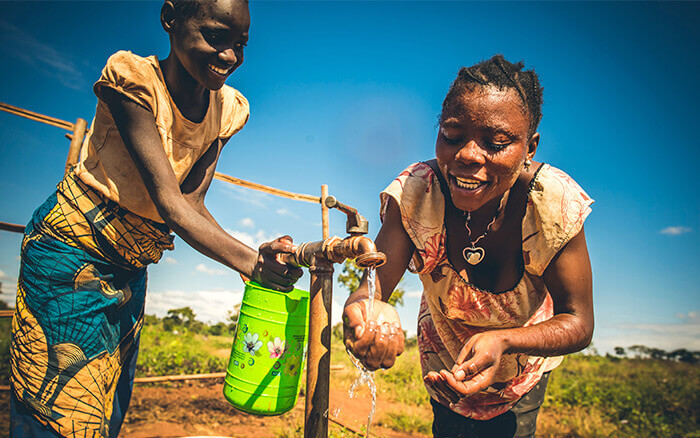 Performance Panels Getting Water Refugee Camp