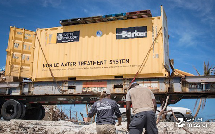 Solarbetriebene Wasserversorgung – das mobile Wasseraufbereitungssystem von Water Mission