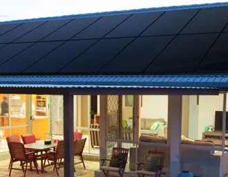 Residential home with sunpower performance solar panels on roof