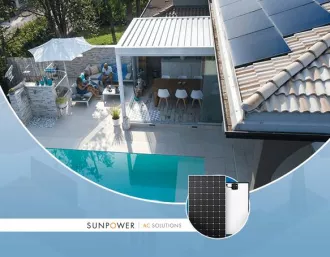 La structure des panneaux SunPower Maxeon 5 AC assure un meilleur rendement en périodes non optimales de la journée.